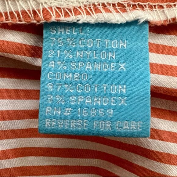 J. McLaughlin Orange Long Sleeve Button Down Shirt Size Medium - Picture 6 of 8